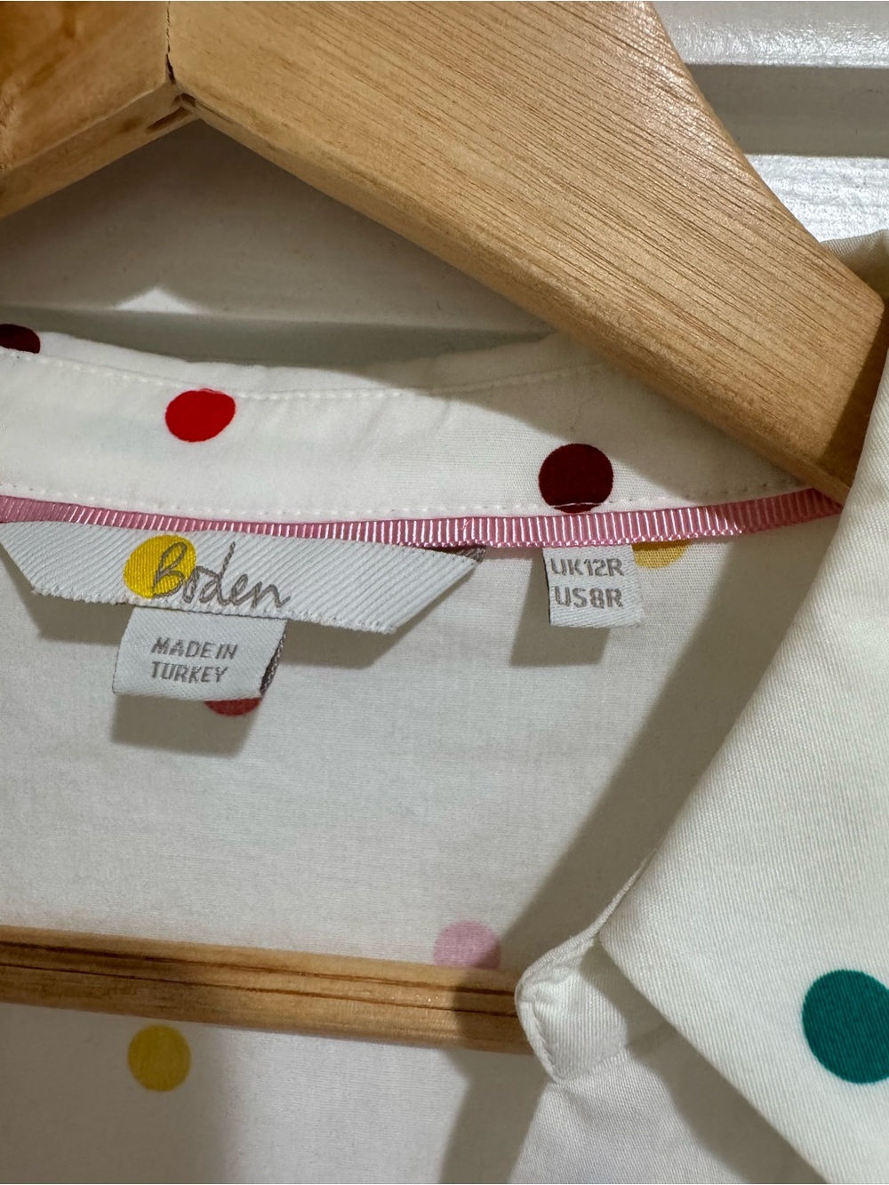 Boden Rowena Polka Dot Shirt Dress - Picture 8 of 13
